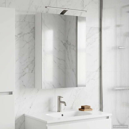 vidaXL Bathroom Mirror Cabinet White 50 x 14.5 x 70 cm Engineered wood