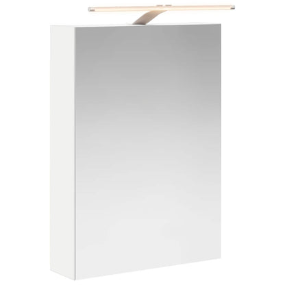 vidaXL Bathroom Mirror Cabinet White 50 x 14.5 x 70 cm Engineered wood
