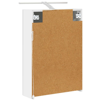 vidaXL Bathroom Mirror Cabinet White 50 x 14.5 x 70 cm Engineered wood