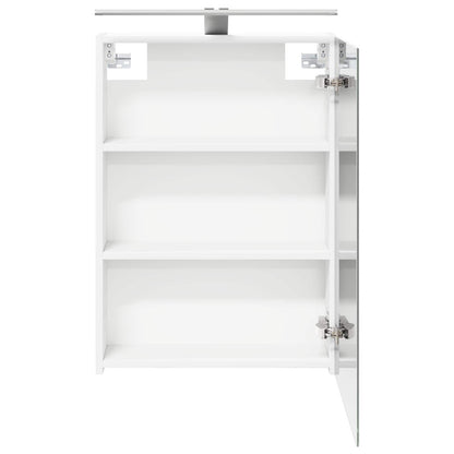 vidaXL Bathroom Mirror Cabinet White 50 x 14.5 x 70 cm Engineered wood