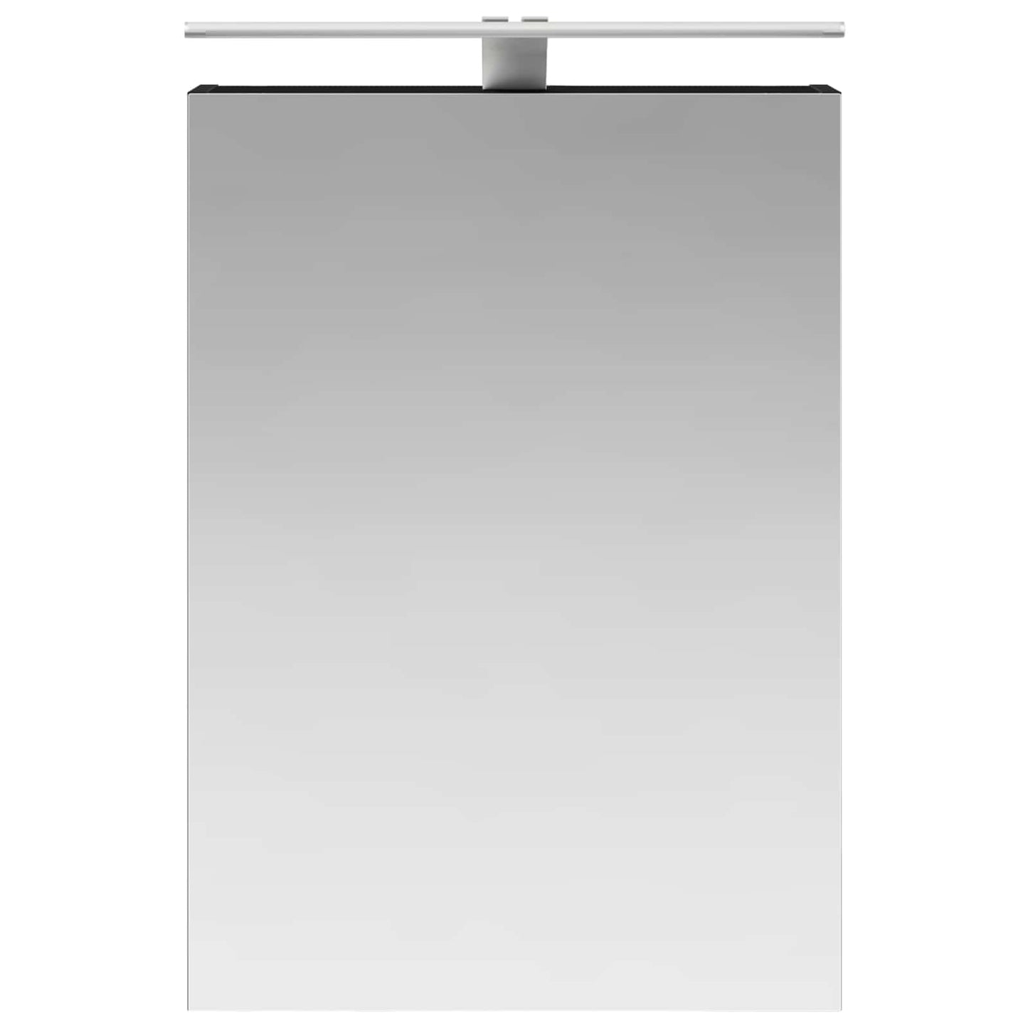 vidaXL Bathroom Mirror Cabinet with Shelf Black Oak 50 x 14.5 x 70 cm