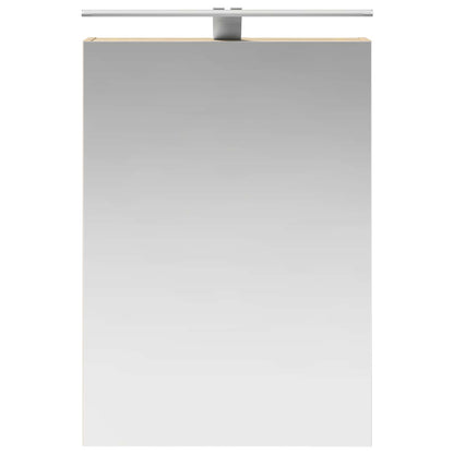 vidaXL Bathroom Mirror Cabinet with Shelf Sonoma Oak 50 x 14.5 x 70 cm