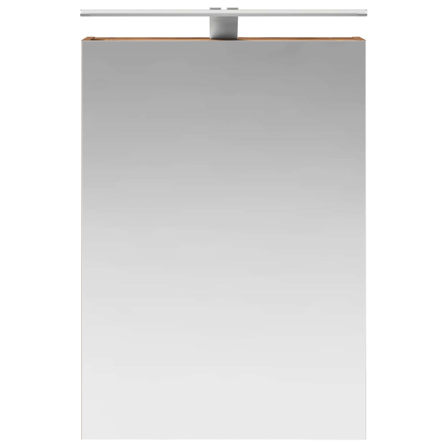 vidaXL Bathroom Mirror Cabinet with Shelf Old Wood 50 x 14.5 x 70 cm