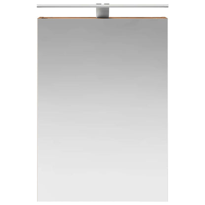 vidaXL Bathroom Mirror Cabinet with Shelf Old Wood 50 x 14.5 x 70 cm