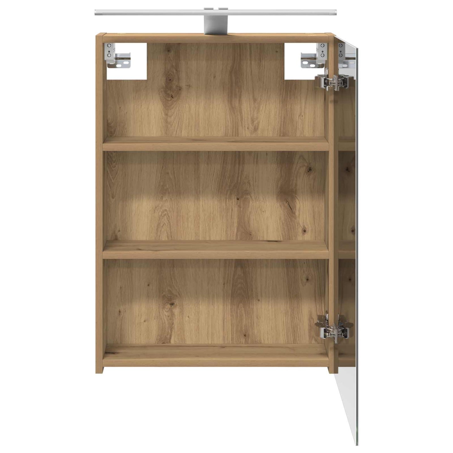 vidaXL Bathroom Mirror Cabinet Artisian Oak 50 x 14.5 x 70 cm