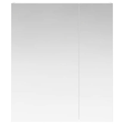 vidaXL Bathroom Mirror Cabinet White 60 x 14.5 x 70 cm Engineered wood