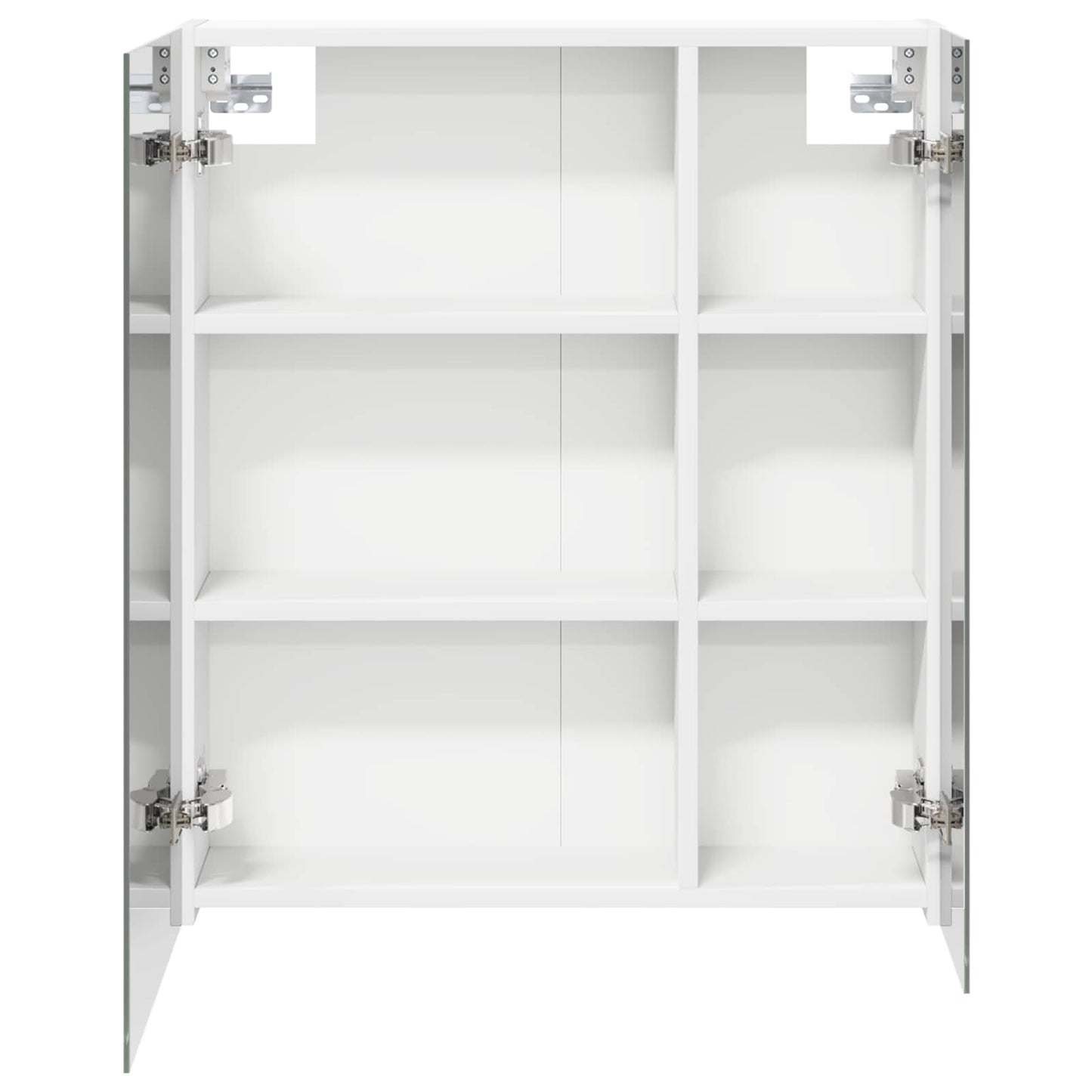vidaXL Bathroom Mirror Cabinet White 60 x 14.5 x 70 cm Engineered wood