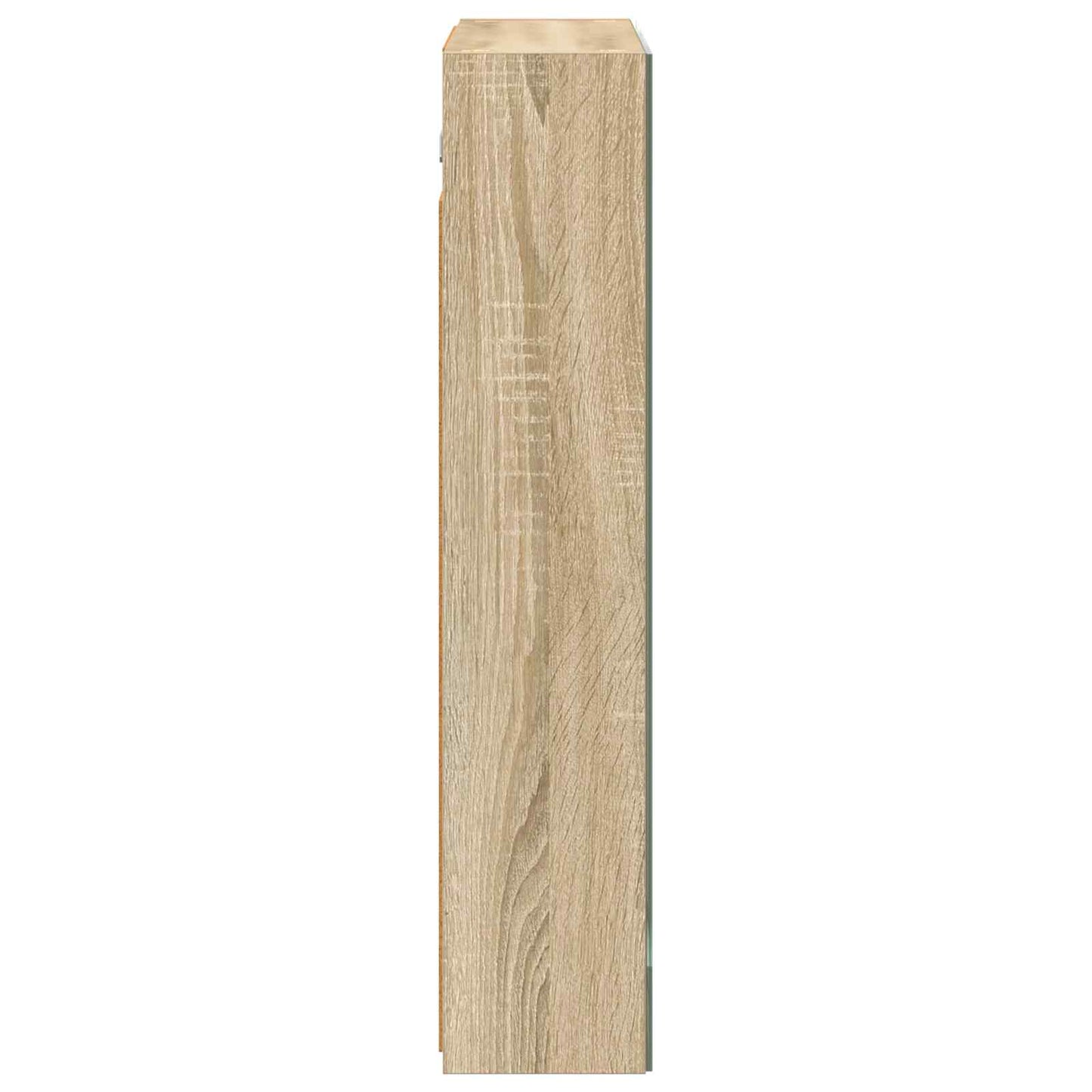 vidaXL Bathroom Mirror Cabinet with Shelf Sonoma Oak 60 x 14.5 x 70 cm