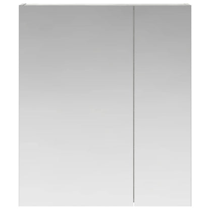 vidaXL Bathroom Mirror Cabinet Concrete Grey 60 x 14.5 x 70 cm