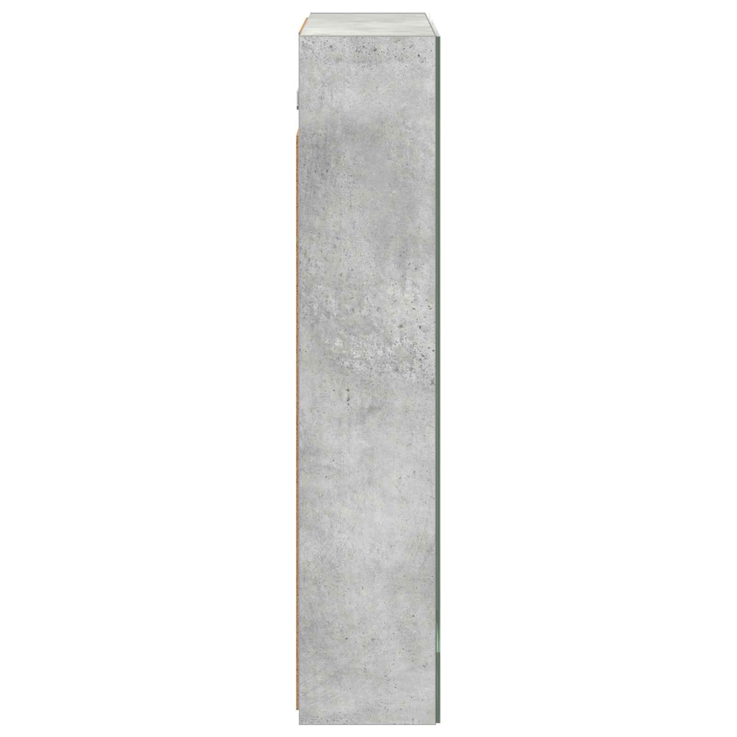 vidaXL Bathroom Mirror Cabinet Concrete Grey 60 x 14.5 x 70 cm