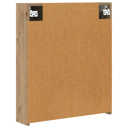 vidaXL Bathroom Mirror Cabinet Artisian Oak 60 x 14.5 x 70 cm