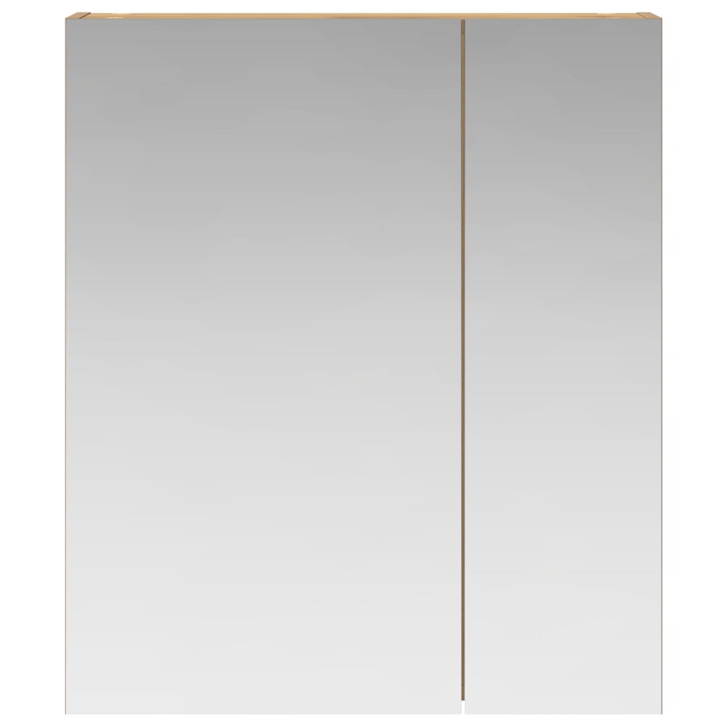 vidaXL Bathroom Mirror Cabinet Artisian Oak 60 x 14.5 x 70 cm