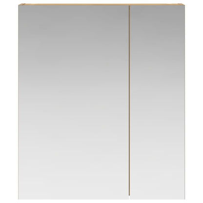 vidaXL Bathroom Mirror Cabinet Artisian Oak 60 x 14.5 x 70 cm