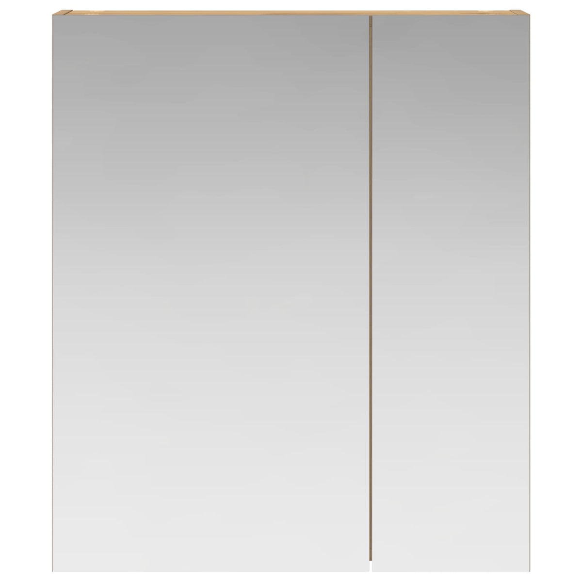 vidaXL Bathroom Mirror Cabinet Artisan Oak 60 x 14.5 x 70 cm