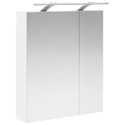 vidaXL Bathroom Mirror Cabinet White 60 x 14.5 x 70 cm Engineered wood