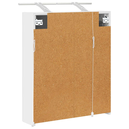 vidaXL Bathroom Mirror Cabinet White 60 x 14.5 x 70 cm Engineered wood