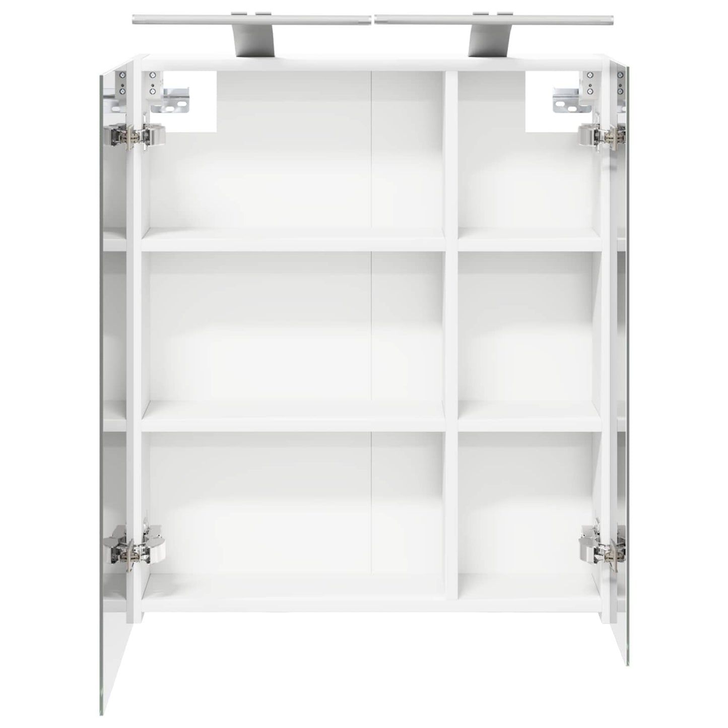 vidaXL Bathroom Mirror Cabinet White 60 x 14.5 x 70 cm Engineered wood