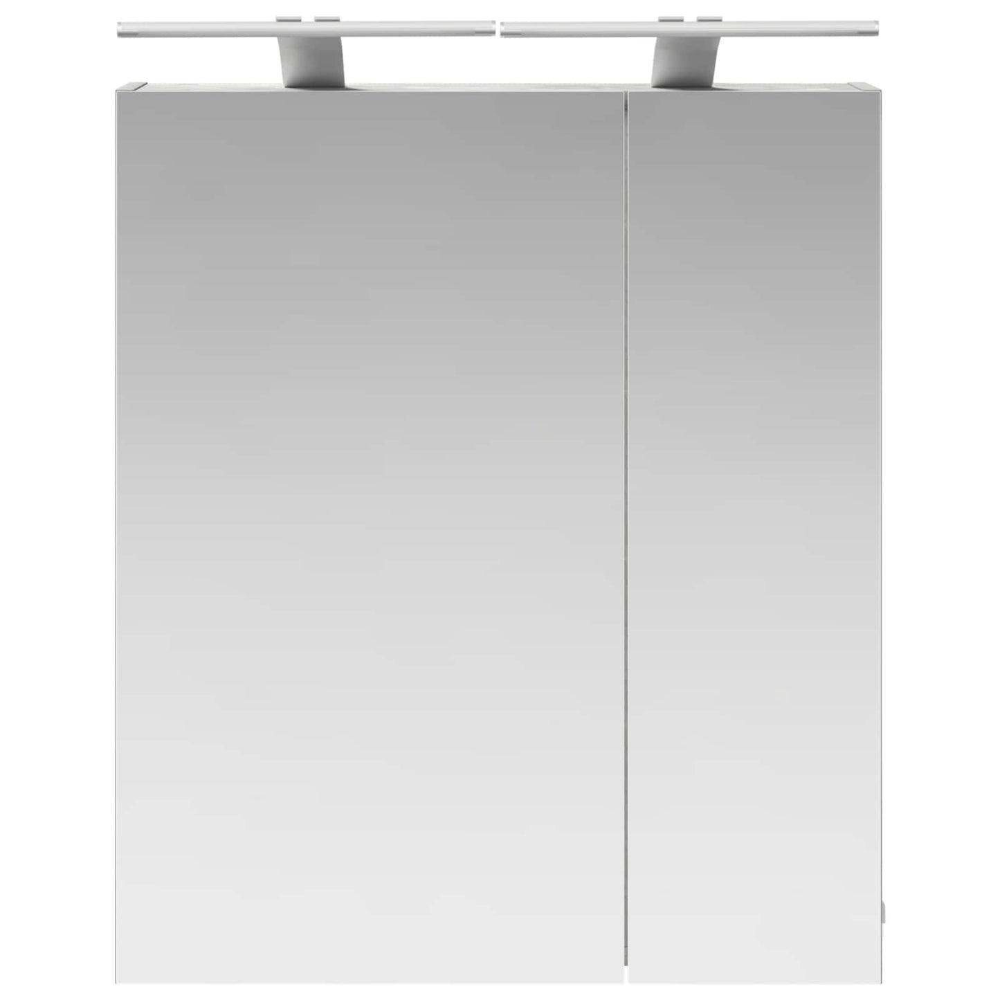 vidaXL Bathroom Mirror Cabinet Concrete Grey 60 x 14.5 x 70 cm