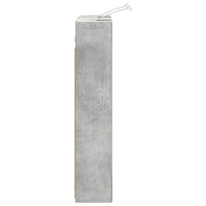vidaXL Bathroom Mirror Cabinet Concrete Grey 60 x 14.5 x 70 cm