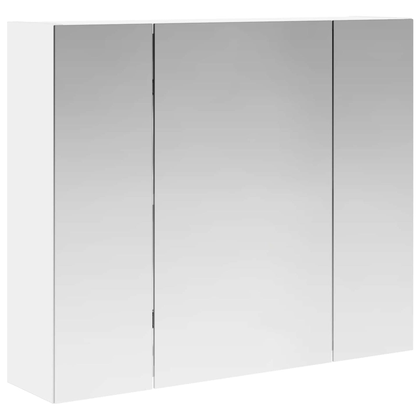 vidaXL Bathroom Mirror Cabinet White 60 x 14.5 x 50 cm Engineered wood
