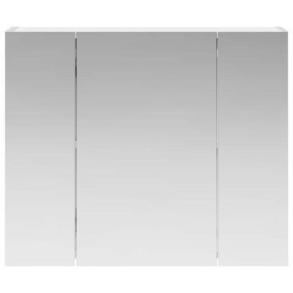 vidaXL Bathroom Mirror Cabinet White 60 x 14.5 x 50 cm Engineered wood