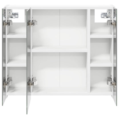 vidaXL Bathroom Mirror Cabinet White 60 x 14.5 x 50 cm Engineered wood