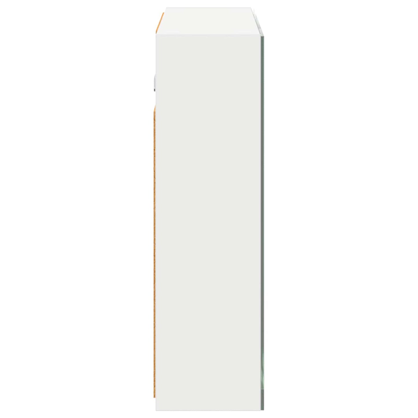 vidaXL Bathroom Mirror Cabinet White 60 x 14.5 x 50 cm Engineered wood