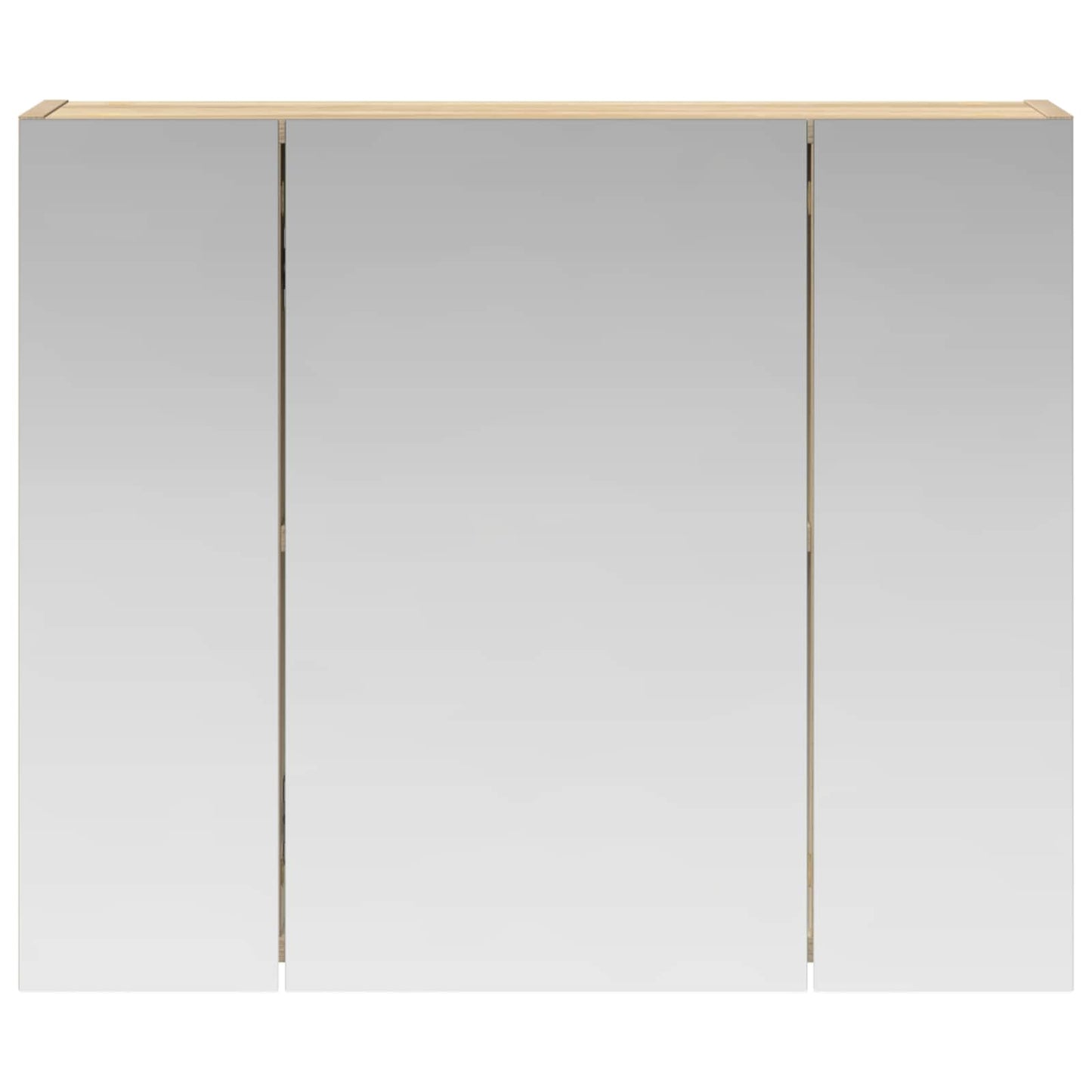 vidaXL Bathroom Mirror Cabinet Sonoma Oak 60 x 14.5 x 50 cm
