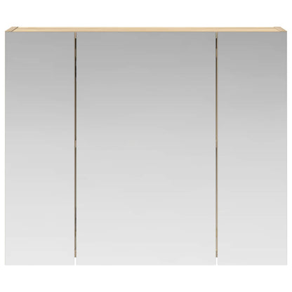vidaXL Bathroom Mirror Cabinet Sonoma Oak 60 x 14.5 x 50 cm