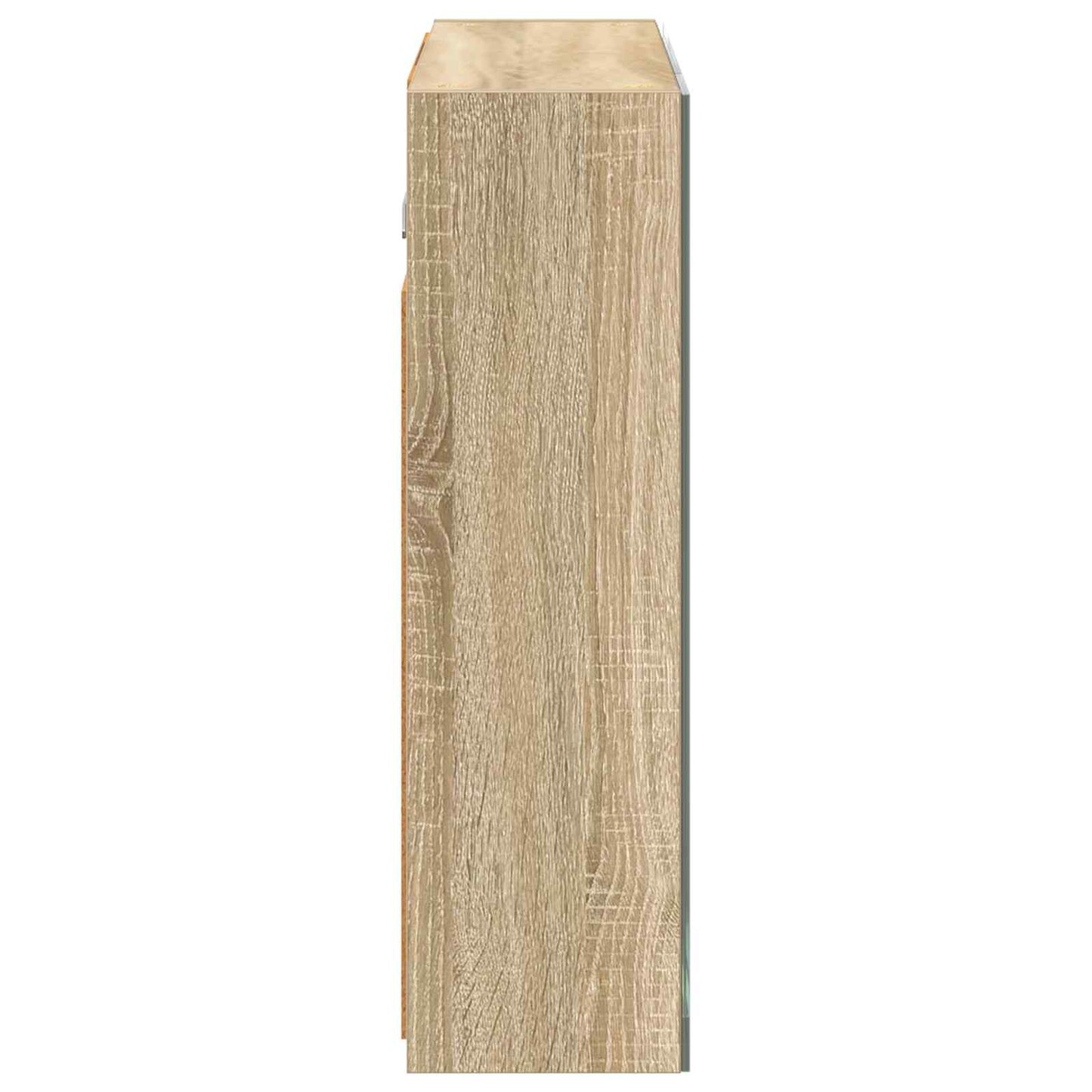 vidaXL Bathroom Mirror Cabinet Sonoma Oak 60 x 14.5 x 50 cm