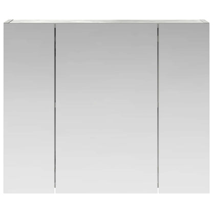 vidaXL Bathroom Mirror Cabinet Concrete Grey 60 x 14.5 x 50 cm