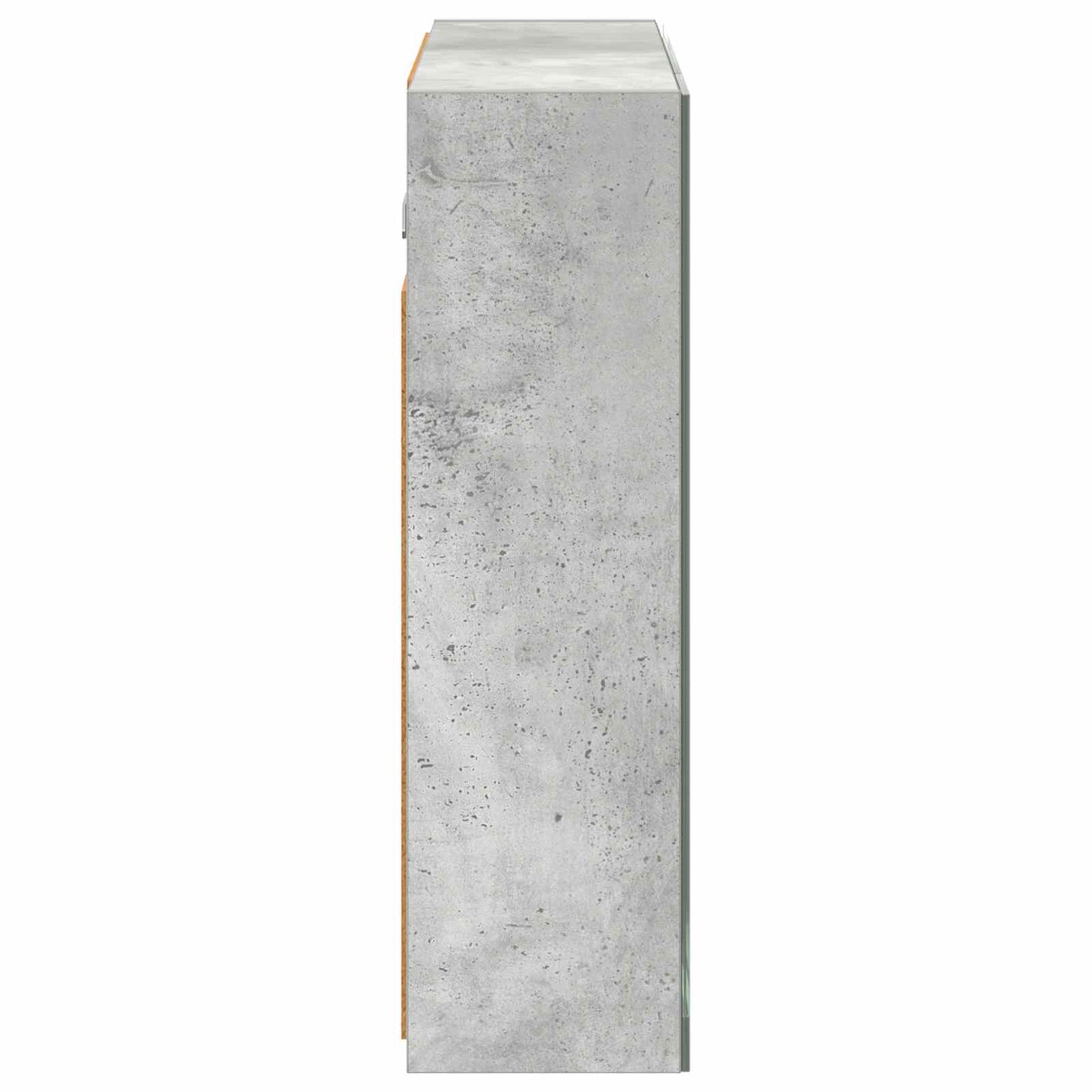 vidaXL Bathroom Mirror Cabinet Concrete Grey 60 x 14.5 x 50 cm