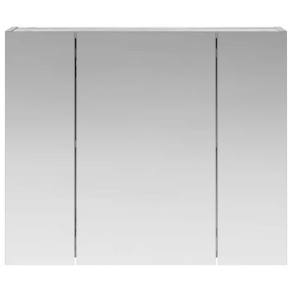 vidaXL Bathroom Mirror Cabinet Grey Sonoma 60 x 14.5 x 50 cm