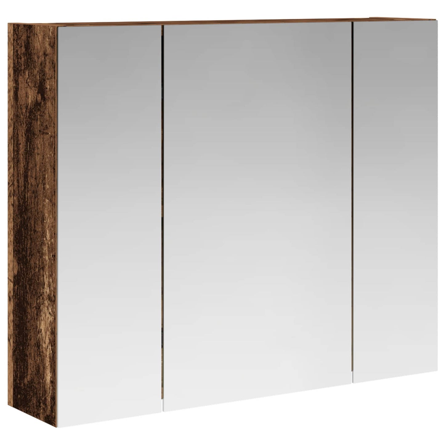 vidaXL Bathroom Mirror Cabinet Old Wood 60 x 14.5 x 50 cm