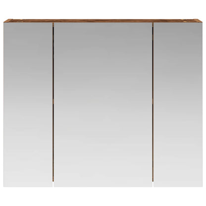 vidaXL Bathroom Mirror Cabinet Old Wood 60 x 14.5 x 50 cm