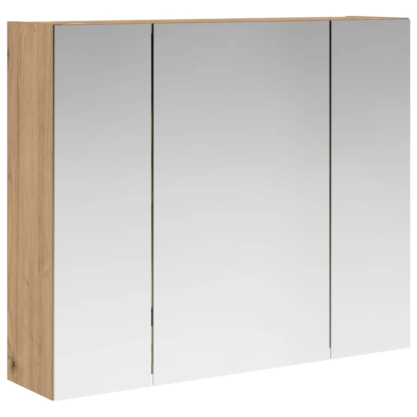 vidaXL Bathroom Mirror Cabinet Artisian Oak 60 x 14.5 x 50 cm