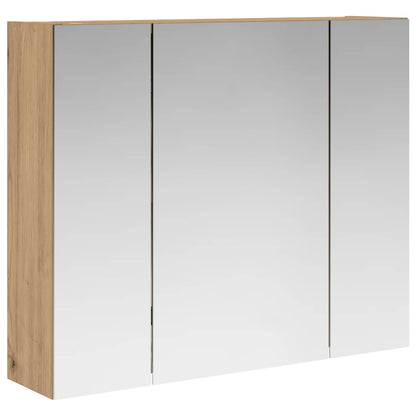 vidaXL Bathroom Mirror Cabinet Artisian Oak 60 x 14.5 x 50 cm