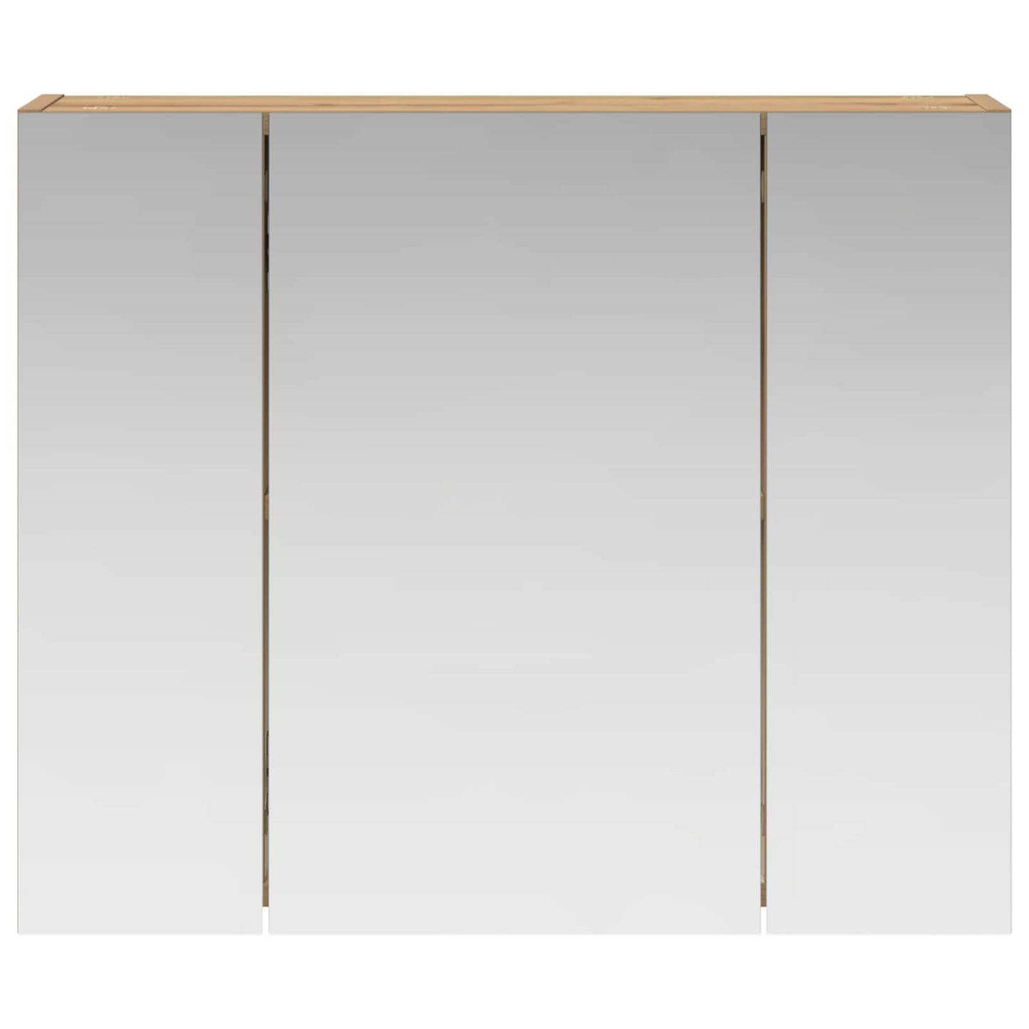 vidaXL Bathroom Mirror Cabinet Artisian Oak 60 x 14.5 x 50 cm