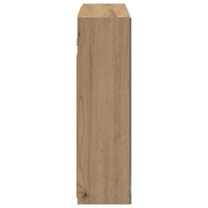 vidaXL Bathroom Mirror Cabinet Artisian Oak 60 x 14.5 x 50 cm