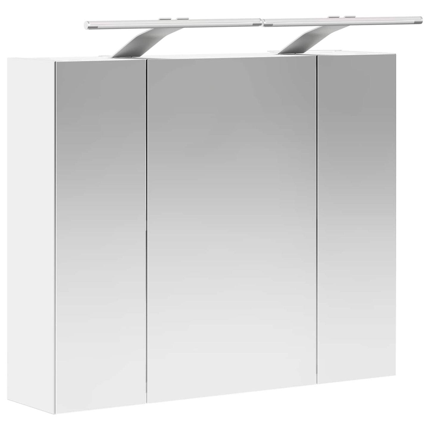 vidaXL Bathroom Mirror Cabinet White 60 x 14.5 x 50 cm Engineered wood