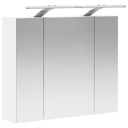 vidaXL Bathroom Mirror Cabinet White 60 x 14.5 x 50 cm Engineered wood