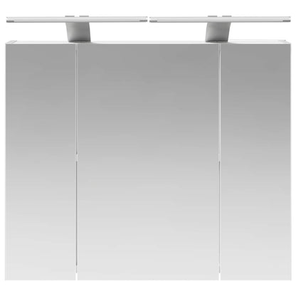 vidaXL Bathroom Mirror Cabinet White 60 x 14.5 x 50 cm Engineered wood