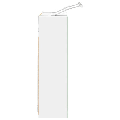 vidaXL Bathroom Mirror Cabinet White 60 x 14.5 x 50 cm Engineered wood