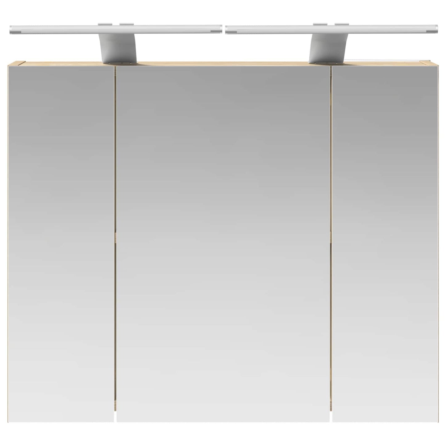 vidaXL Bathroom Mirror Cabinet Sonoma Oak 60 x 14.5 x 50 cm