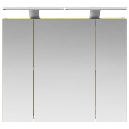 vidaXL Bathroom Mirror Cabinet Sonoma Oak 60 x 14.5 x 50 cm