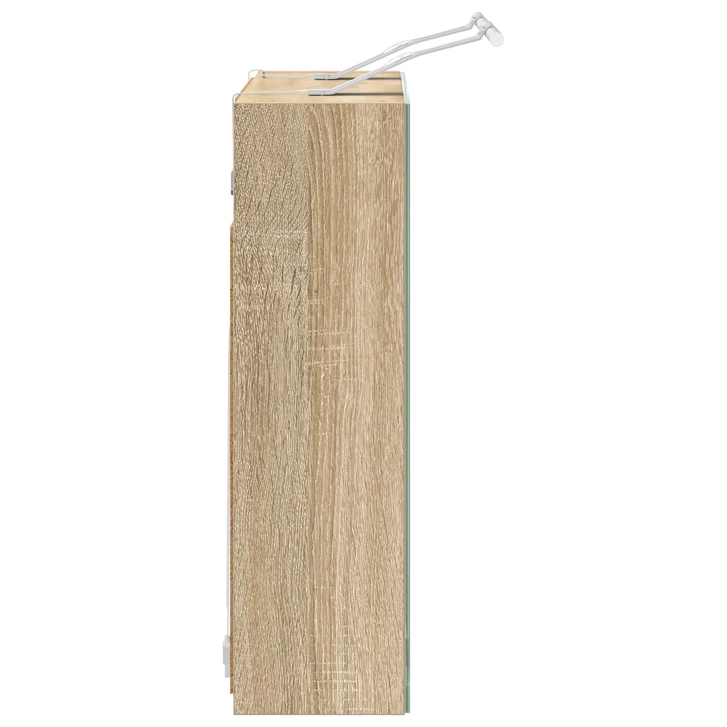 vidaXL Bathroom Mirror Cabinet Sonoma Oak 60 x 14.5 x 50 cm