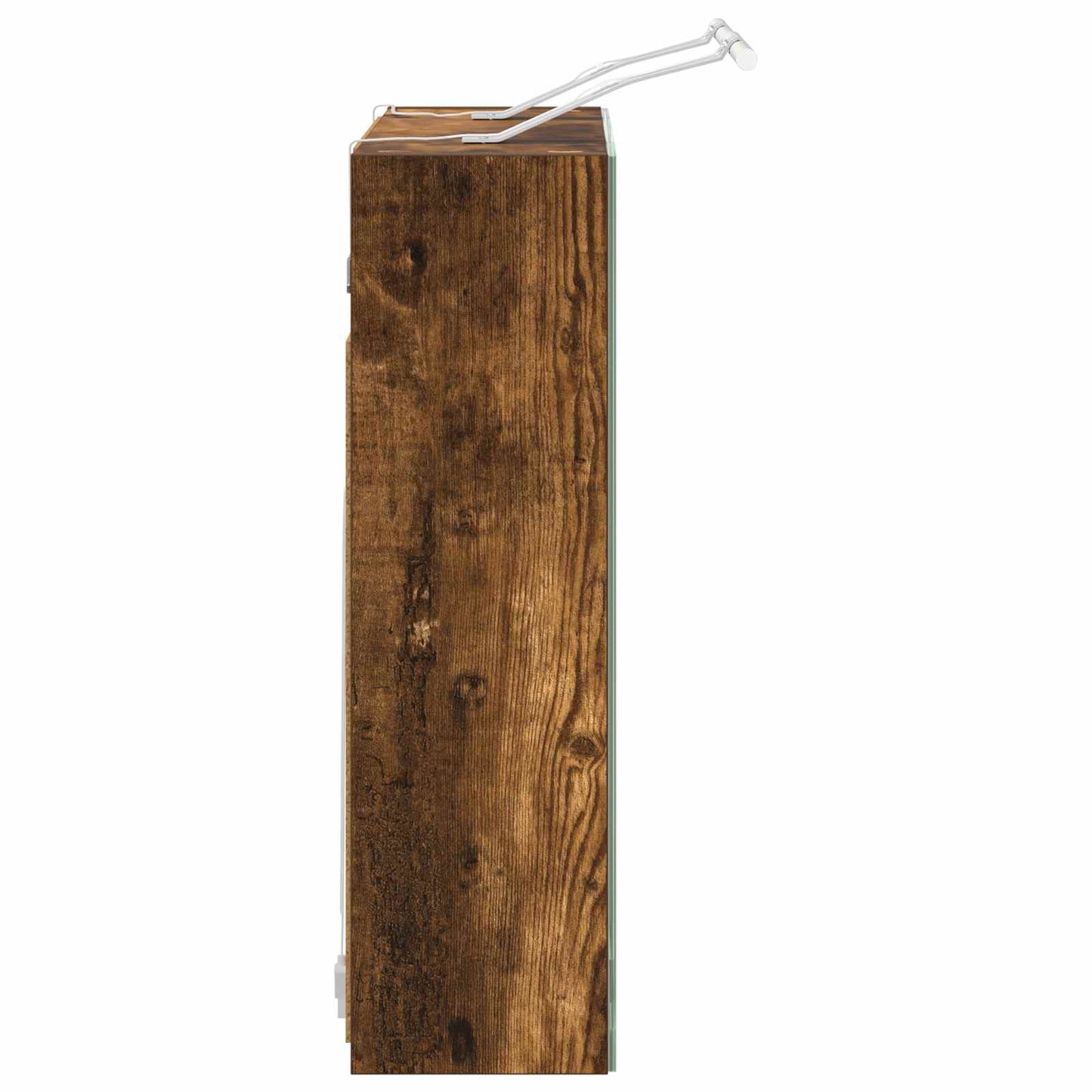 vidaXL Bathroom Mirror Cabinet Smoked Oak 60 x 14.5 x 50 cm