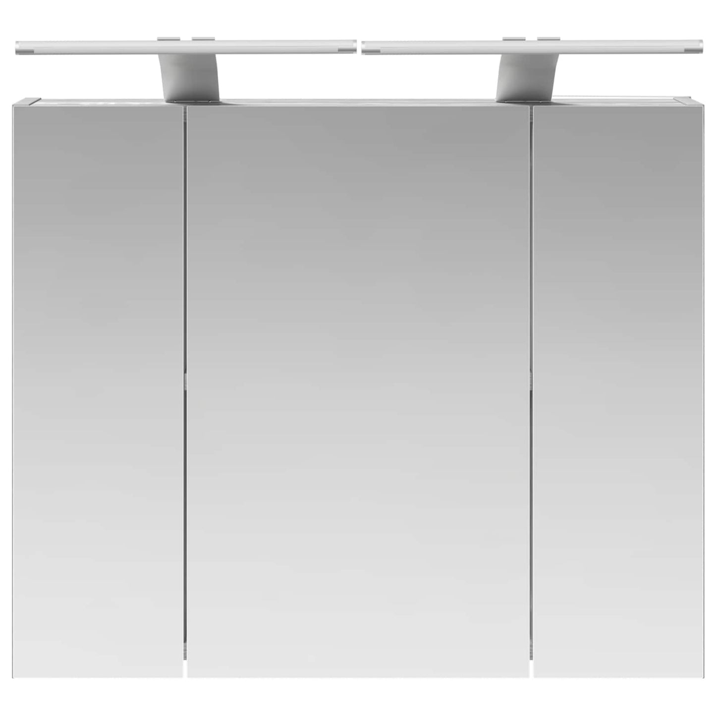 vidaXL Bathroom Mirror Cabinet Grey Sonoma 60 x 14.5 x 50 cm