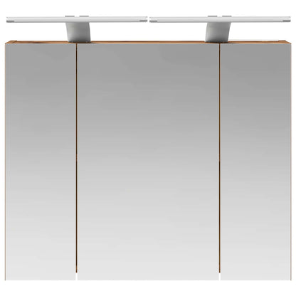 vidaXL Bathroom Mirror Cabinet Old Wood 60 x 14.5 x 50 cm
