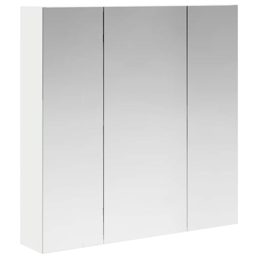 vidaXL Bathroom Mirror Cabinet White 70 x 14.5 x 70 cm Engineered wood